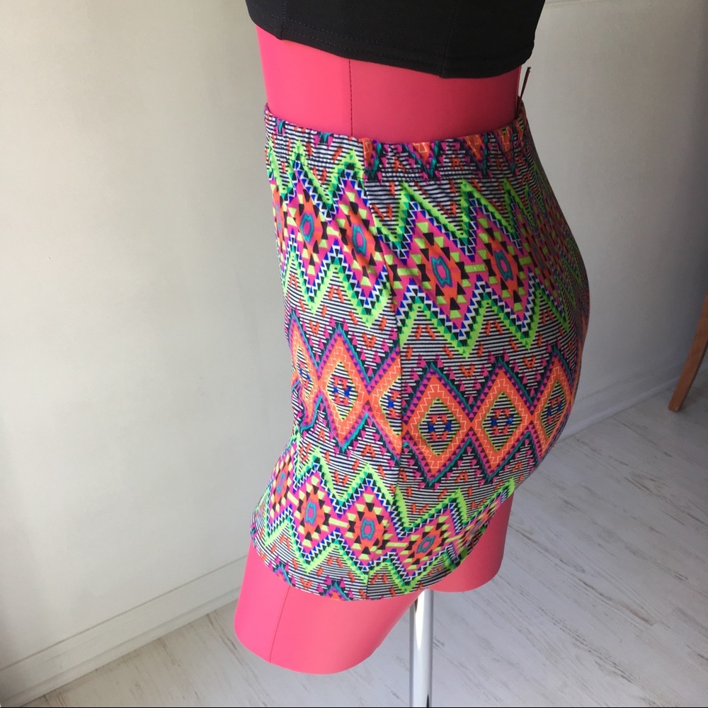 BOGO Soft neon/colorful mini pencil skirt - Picture 1 of 4